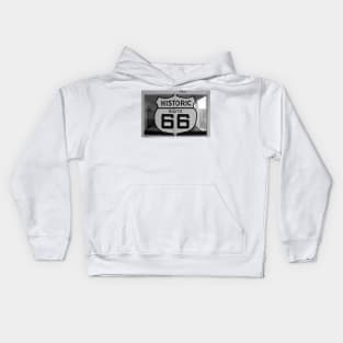 Route 66 fine art photography Kids Hoodie